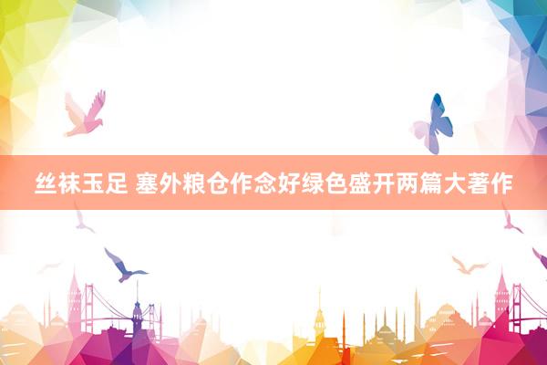 丝袜玉足 塞外粮仓作念好绿色盛开两篇大著作