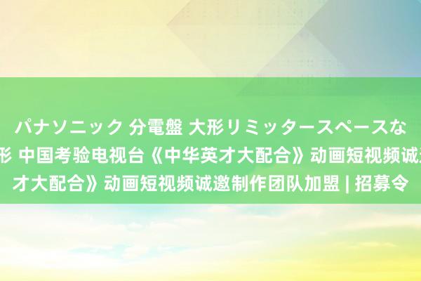 パナソニック 分電盤 大形リミッタースペースなし 露出・半埋込両用形 中国考验电视台《中华英才大配合》动画短视频诚邀制作团队加盟 | 招募令