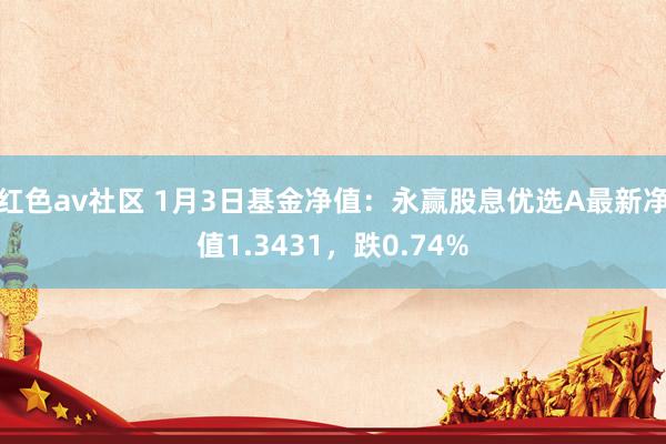 红色av社区 1月3日基金净值：永赢股息优选A最新净值1.3431，跌0.74%