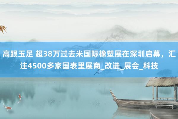 高跟玉足 超38万过去米国际橡塑展在深圳启幕，汇注4500多家国表里展商_改进_展会_科技