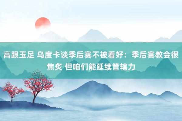 高跟玉足 乌度卡谈季后赛不被看好：季后赛教会很焦炙 但咱们能延续管辖力