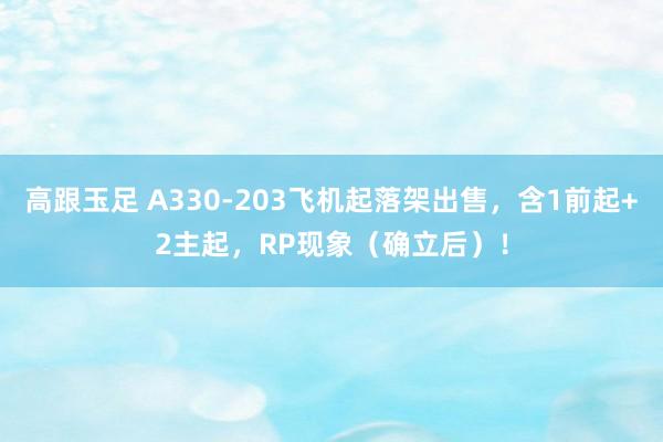 高跟玉足 A330-203飞机起落架出售，含1前起+2主起，RP现象（确立后）！